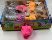 3800_ Tete de Dinosaure avec gel gluant x12